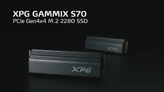 XPG GAMMIX S70 PCIe Gen4x4 M.2 2280 SSD