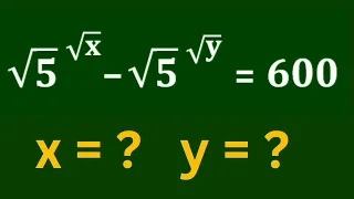 A nice Math Olympiad Exponential Equation | Integer Solutions | What is the Value of x=? & y=?