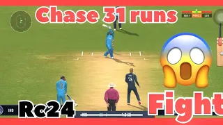 Chase 31 runs #SanjuSamsonShow#Fight😱#t20series#gamer#sub#gamer#cricketmatch#cricketshotsvideo#30k