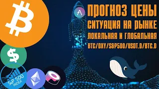 ПРОГНОЗ ЦЕНЫ БИТКОИНА И ЭФИР ,ТЕХАНАЛИЗ S&P500/DXY/USDT.D/BTC.D И МОЙ ШОРТ ПО SUSHISWAP!!!