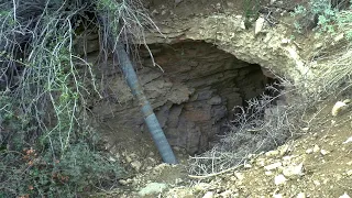 Bones and Flowstones in the Abandoned Bessie Mine