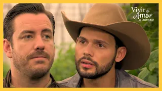 Luciano le confiesa a José Emilio su amor por Fátima | Vivir de amor 2/4 | Capítulo 18