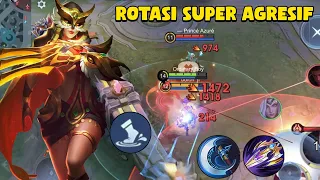 HOW TO PLAY NATALIA ROAM WITH AGGRESSIVE ROTATION AGAINST META HEROES | NATALIA GAMEPLAY 2024 - MLBB