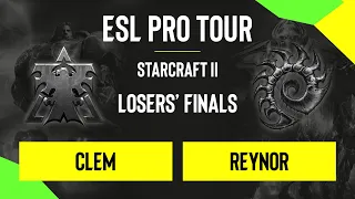 SC2 - Clem vs. Reynor - DH SC2 Masters - Summer 2020 - Losers' Finals - EU