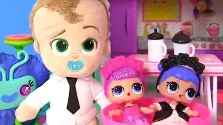 Куклы Лол Сюрприз Мультик! Босс Молокосос и его подружки Lol Families Surprise Dolls