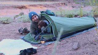 Solo Camping In A Bivy Tent, ASMR