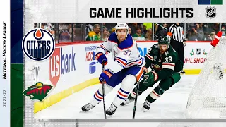 Oilers @ Wild 12/1 | NHL Highlights 2022