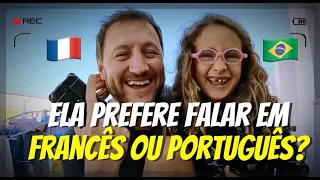 NOSSA FILHA BILINGÜE FRANCO🇫🇷-BRASILEIRA🇧🇷 RESPONDE suas PERGUNTAS