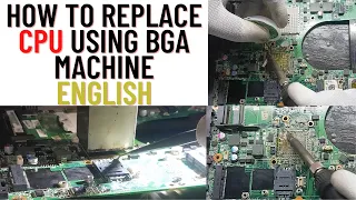 How to Replace PCH Using BGA Machine | English | Online Chip level Laptop Repairing Course | Laptex