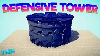 DEFENSIVE TOWER VS EVERY FACTION ~ Totally Accurate Battle Simulator [TABS]