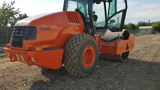 Hamm 3518 Hammtronic, working itself