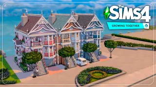 Таунхаусы Сан-Франциско 🏠🏠 // Строительство Жизненный путь The Sims 4 NO CC