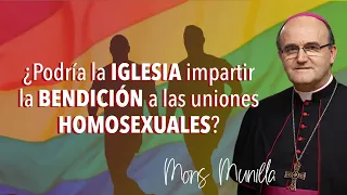 Could the Church impart a blessing to homosexual unions? Bishop Munilla