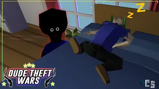 HE'S WATCHING ME SLEEPING | Dude Theft Wars Funny