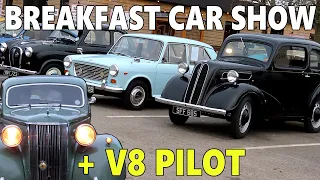FORD V8 PILOT heads to Hopley | Great turnout at breakfast classic car meet!