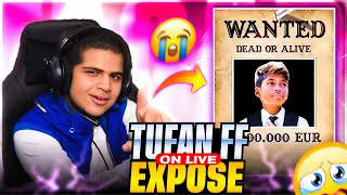 TUFAN FF EXPOSE ON LIVE🤯 I CHALLENGE TUFAN TO RAID STREAMERS ON LIVE🥵 @NonstopGaming_