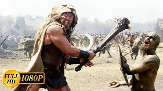 Dwayne Johnson kills the strongest enchanted warrior with one punch / Hercules (2014)