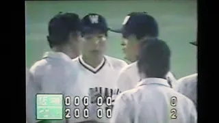 1988読売ジャイアンツ　ガリクソンVS横浜大洋ホエールズ　横浜スタジアム　古葉監督頭突き猛烈抗議　巨人1-9　加藤博一　ポンセ決勝弾解説OB平松思わず　入ったぁ‼️