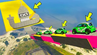 GTA 5 ONLINE 🐷 MEGA RAMPA FUTURAMA 88.888% INCREDIBILE !!! 🐷 DAJE !!!