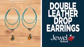 Southwest Fashion: Creating Double Leather Drop Earrings | Jewelry 101