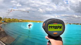 WORLDS FASTEST WAKEBOARDER?!?!