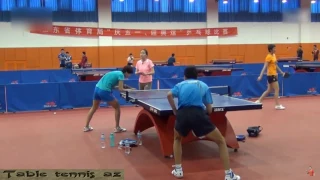 Zhang jike BACK HAND  - TABLE TENNIS TRAINING