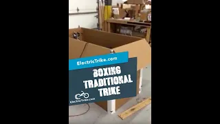 Electric Trike | How an Electric Sun 24" Traditional Trike is Boxed for Shipping