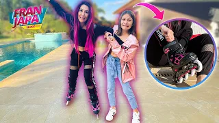 BIANKINHA ME ENSINANDO ANDAR DE PATINS ! - Fran Japa