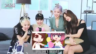 BLACKPINK Reaction to 'ICE CREAM MV' Gacha Club Edit by Melonade || (English Sub) [Fanmade]