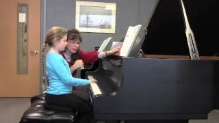 p. 12 "Lots of 4ths" - Succeeding at the Piano® - Grade 1 - Lesson and Technique Book