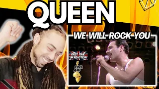 A GLOBAL ANTHEM!!!!! Queen - We Will Rock You Live Aid 1985 [FIRST TIME UK REACTION]