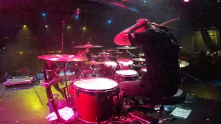 Heikki Saari live drumcam Wintersun 70000 Tons of Metal "The Forest That Weeps" (second half)