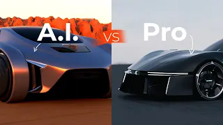 A.I. vs Pro Car Designer! Is there still a future for us?