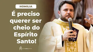 #HOMILIA É preciso querer ser cheio do Espírito Santo! | Padre Mario Sartori