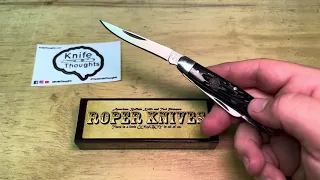 ABKT Roper Stockman in Black Jigged Bone; Budget Traditional Knife Review