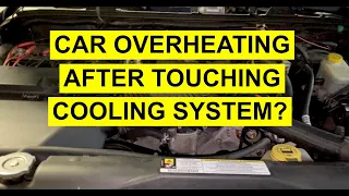 Why Car Overheating After Replacing Radiator, Water Pump, Thermostat, Or A Coolant Hose