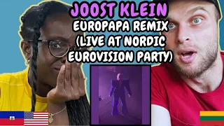 REACTION TO Joost Klein - Europapa REMIX (Live at Nordic Eurovision Party 2024)| FIRST TIME WATCHING