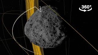 A Web Around Asteroid Bennu in 360°