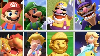 Mario Golf: World Tour - All Bogey Character Animations