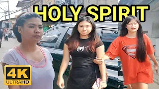 PRETTIEST in HOLY SPIRIT | FANTASTIC WALK AROUND Holy Spirit Quezon City Philippines [4K]🇵🇭