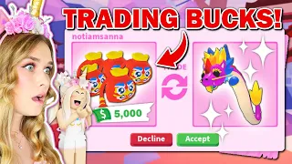 How To TRADE BUCKS In Adopt Me NEW UPDATE! (Roblox)