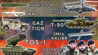 15 ARMAS que RUSIA Utiliza Contra UCRANIA