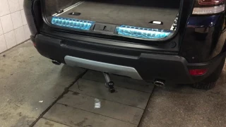 Range Rover Sport 2013-2016, установка электро выдвижного фаркопа, TOWING SYSTEM