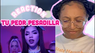 REACTION: Kenia Os - Tu Peor Pesadilla (Official Music Video)