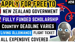 New Zealand Government Scholarships 2023-24 [Fully Funded] |How To Apply|Requirement |Study For Free