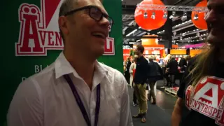 Tony Cronstam pratar om boken om Äventyrsspel under Bokmässan 2015