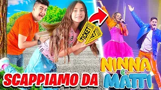 GIADA SCAPPA DI CASA CON FRATELLO RIKY PER ANDARE AL NUOVO SPETTACOLO DI NINNA E MATTI!