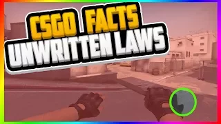 Facts and Unwritten Laws of CSGO!!! | Lazania