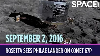 OTD in Space - Sept. 2: Lost and Found! Rosetta Sees Philae Lander on Comet 67P