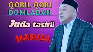 QOBIL QORI DOMLADAN TASIRLI MARUZA